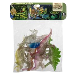 Glow in the Dark Dinosaurs -  15-16cm each, 6 Piece